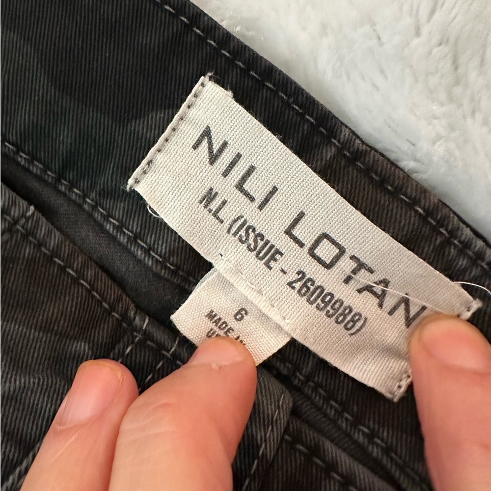 NILI LOTAN French Military Cropped Camo Pants - Picture 6 of 15